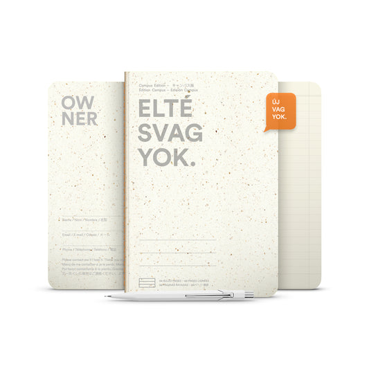 ELTÉS VAGYOK jegyzetfüzet