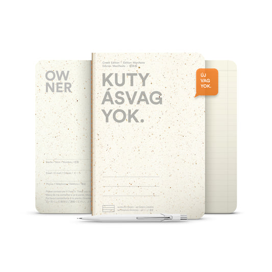 KUTYÁS VAGYOK jegyzetfüzet