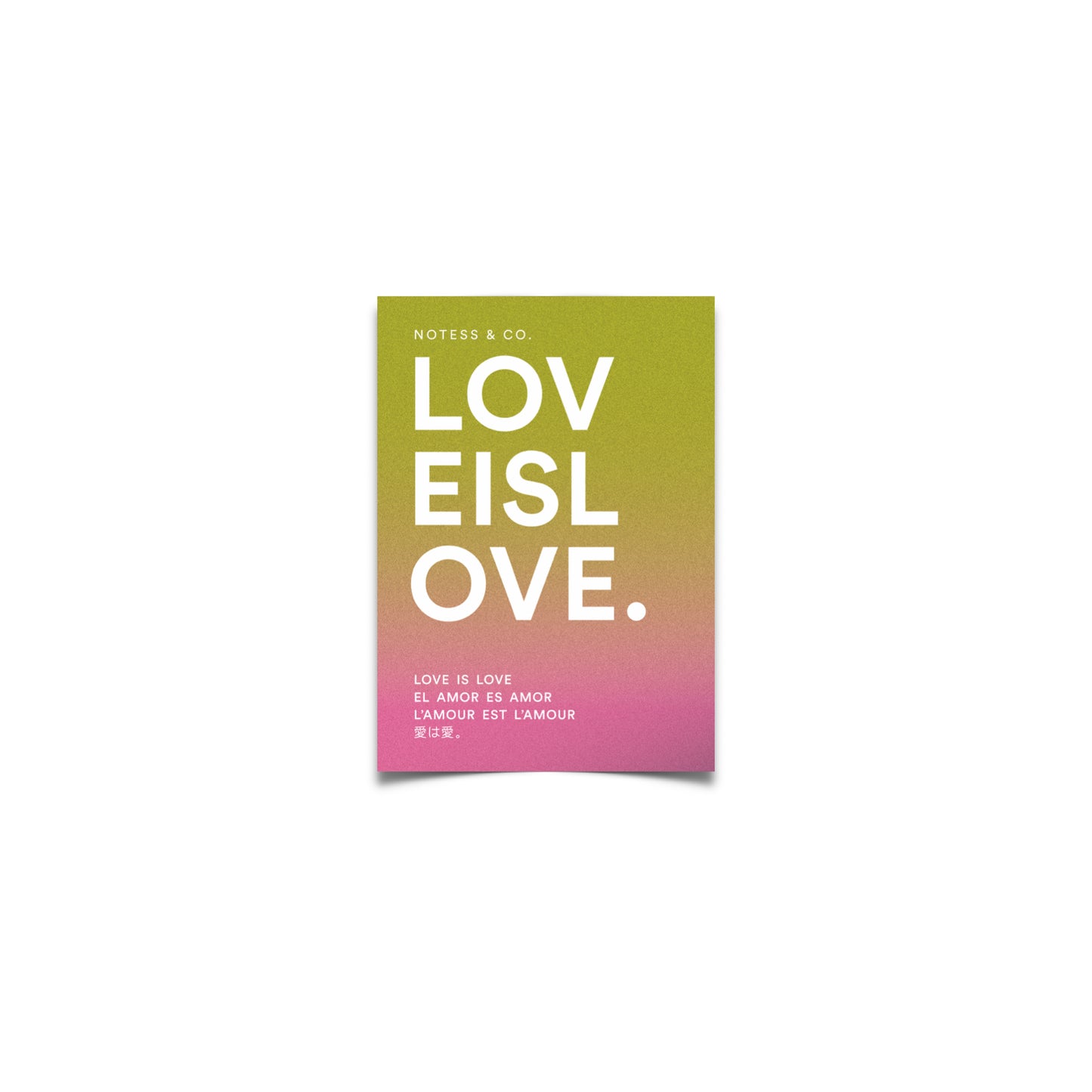 LOVE IS LOVE. Sticker