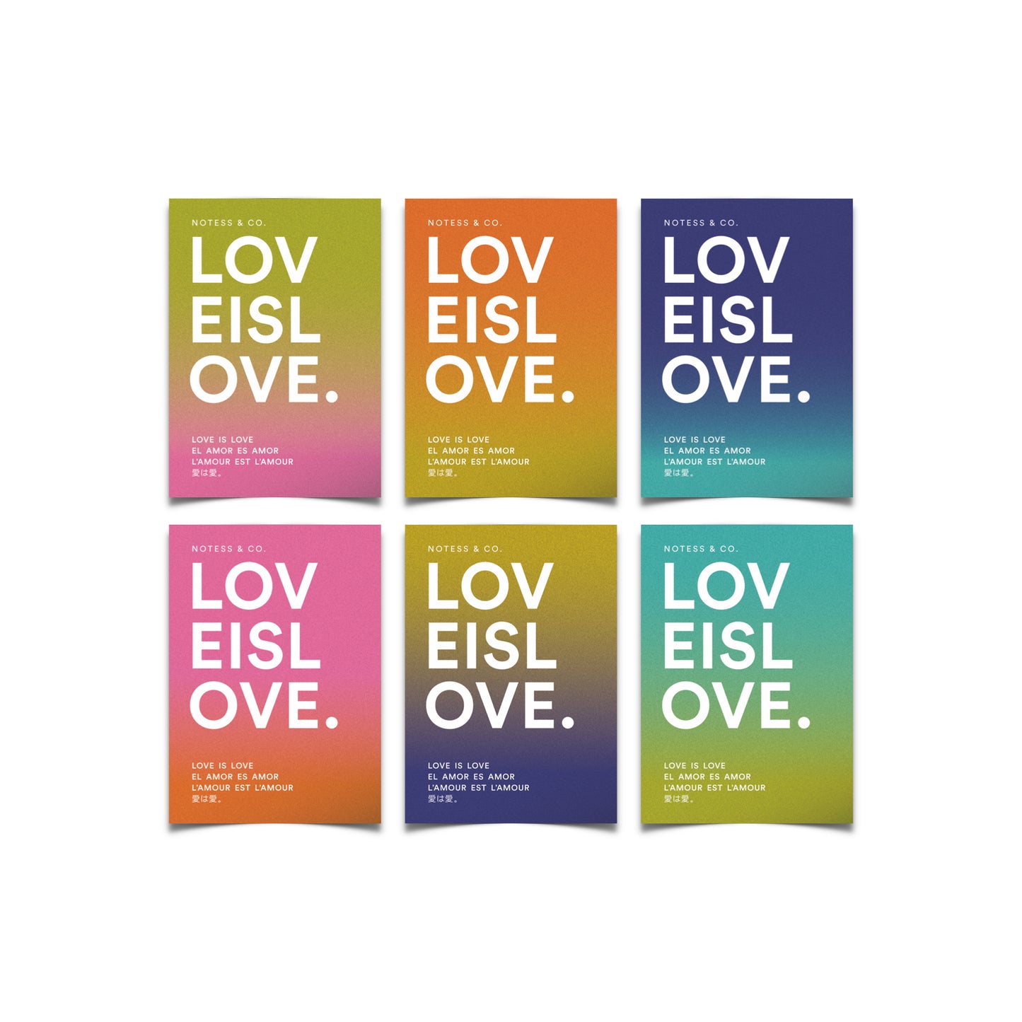 LOVE IS LOVE. Sticker Pack
