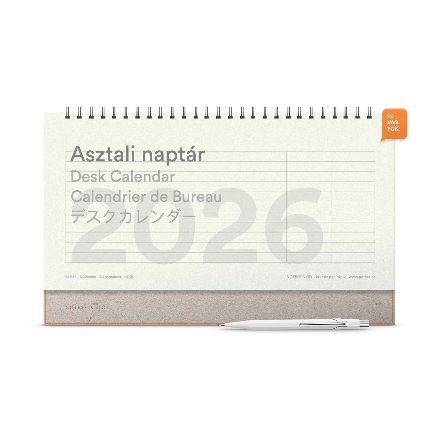 Asztali naptár 2026