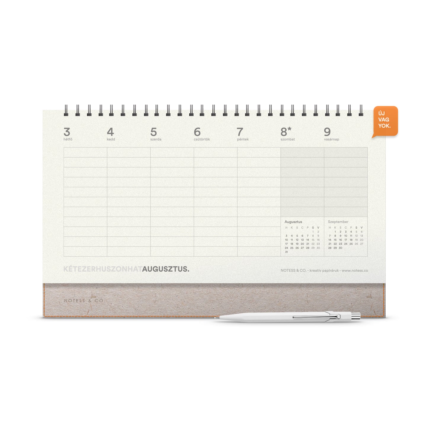 Asztali naptár 2026