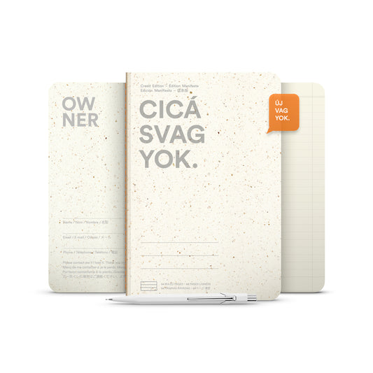 CICÁS VAGYOK jegyzetfüzet