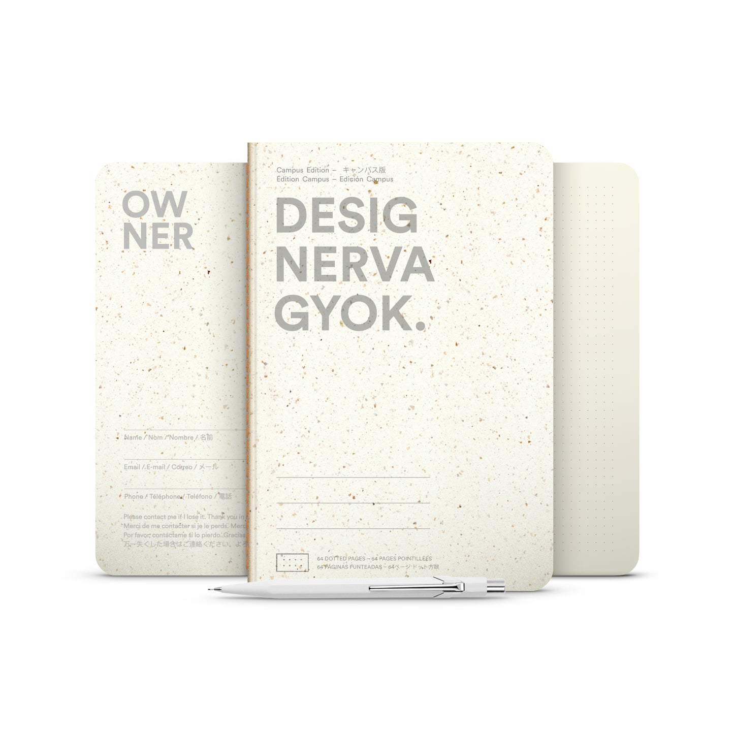DESIGNER VAGYOK jegyzetfüzet