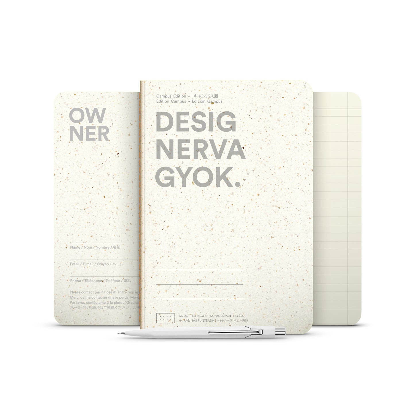 DESIGNER VAGYOK jegyzetfüzet