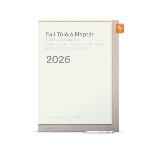 Fali Túlélő Naptár 2026