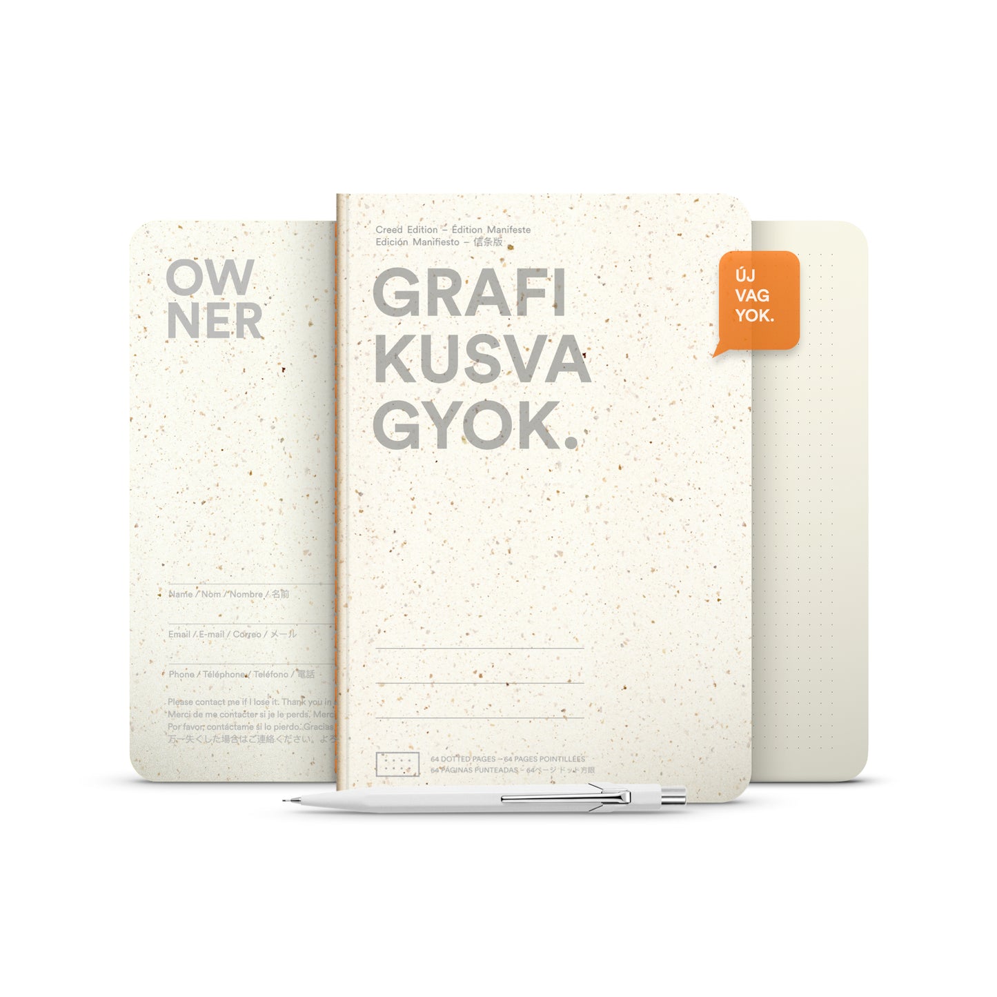 GRAFIKUS VAGYOK jegyzetfüzet