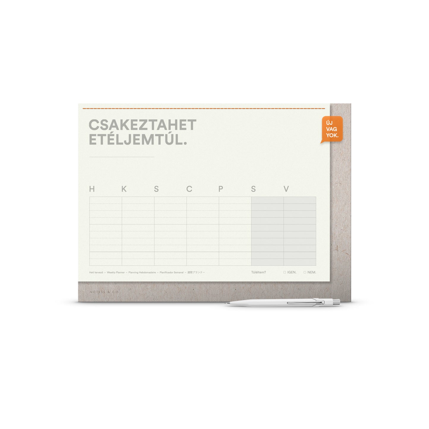 Heti Túlélés Tervező A4