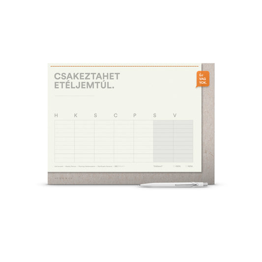 Heti Túlélés Tervező A4
