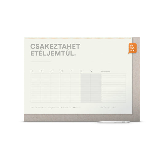 Heti Túlélés Tervező A3