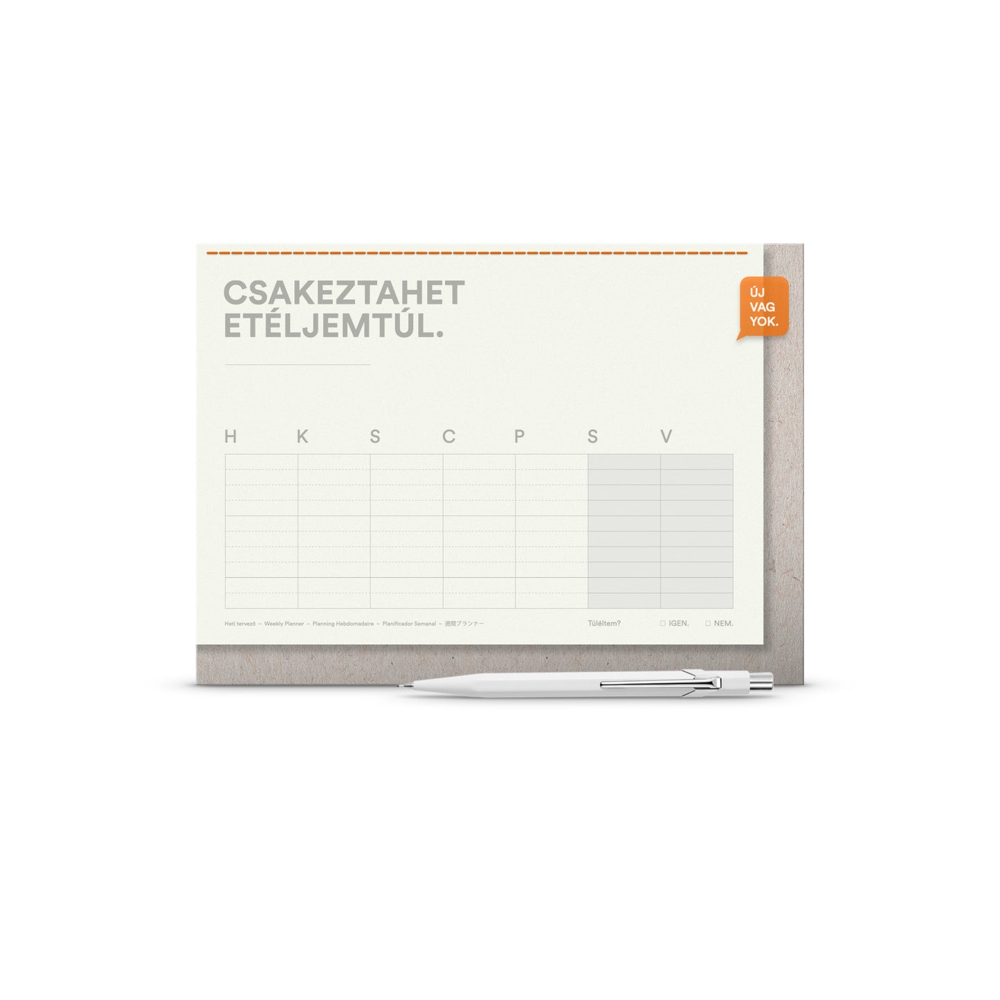 Heti Túlélés Tervező A5