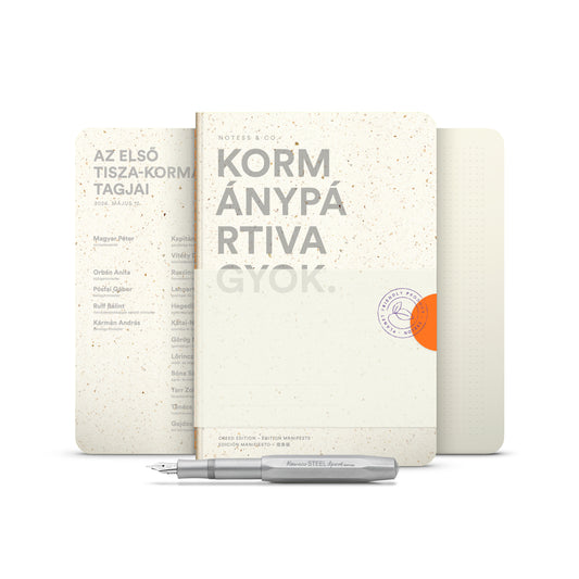 Kormánypárti vagyok jegyzetfüzet