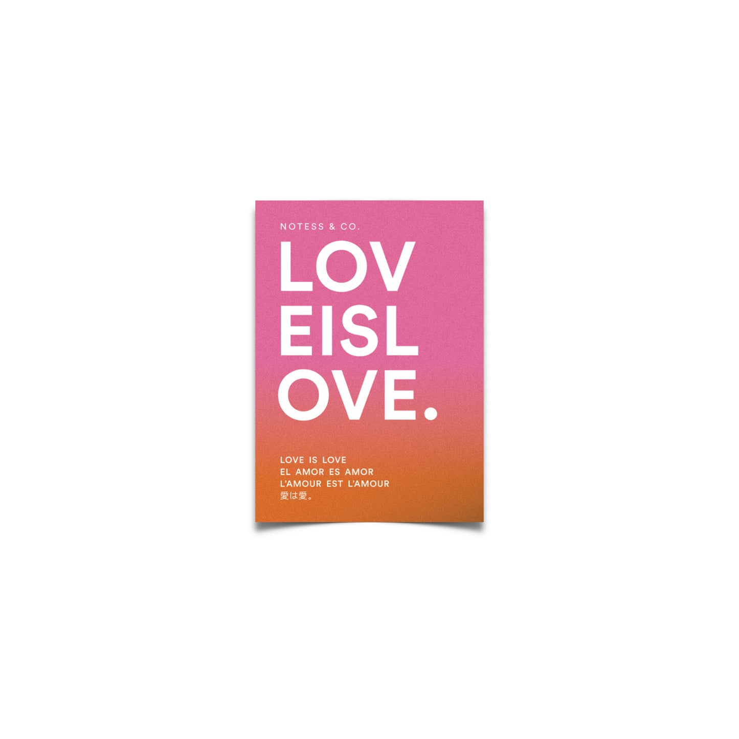 LOVE IS LOVE. Sticker