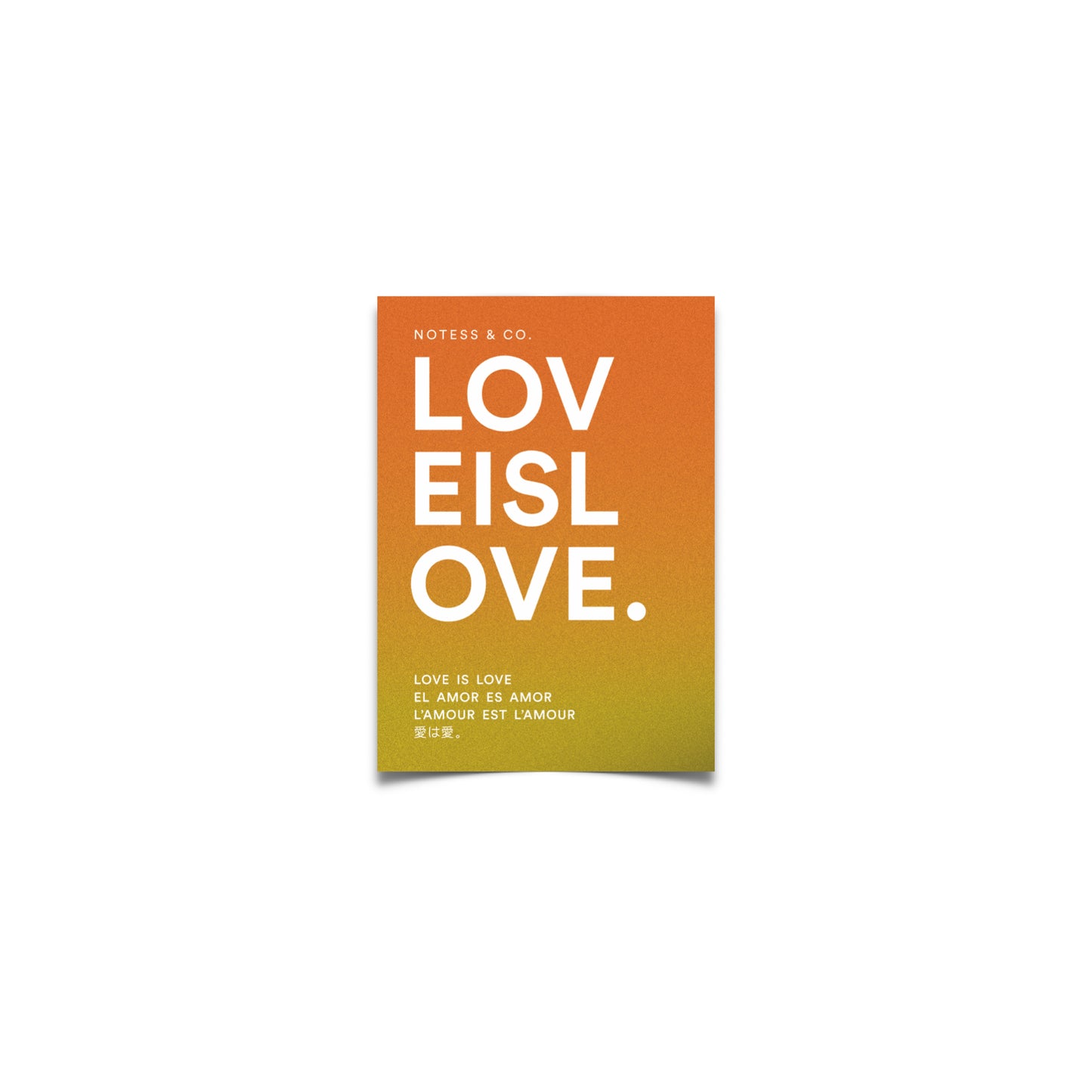 LOVE IS LOVE. Sticker