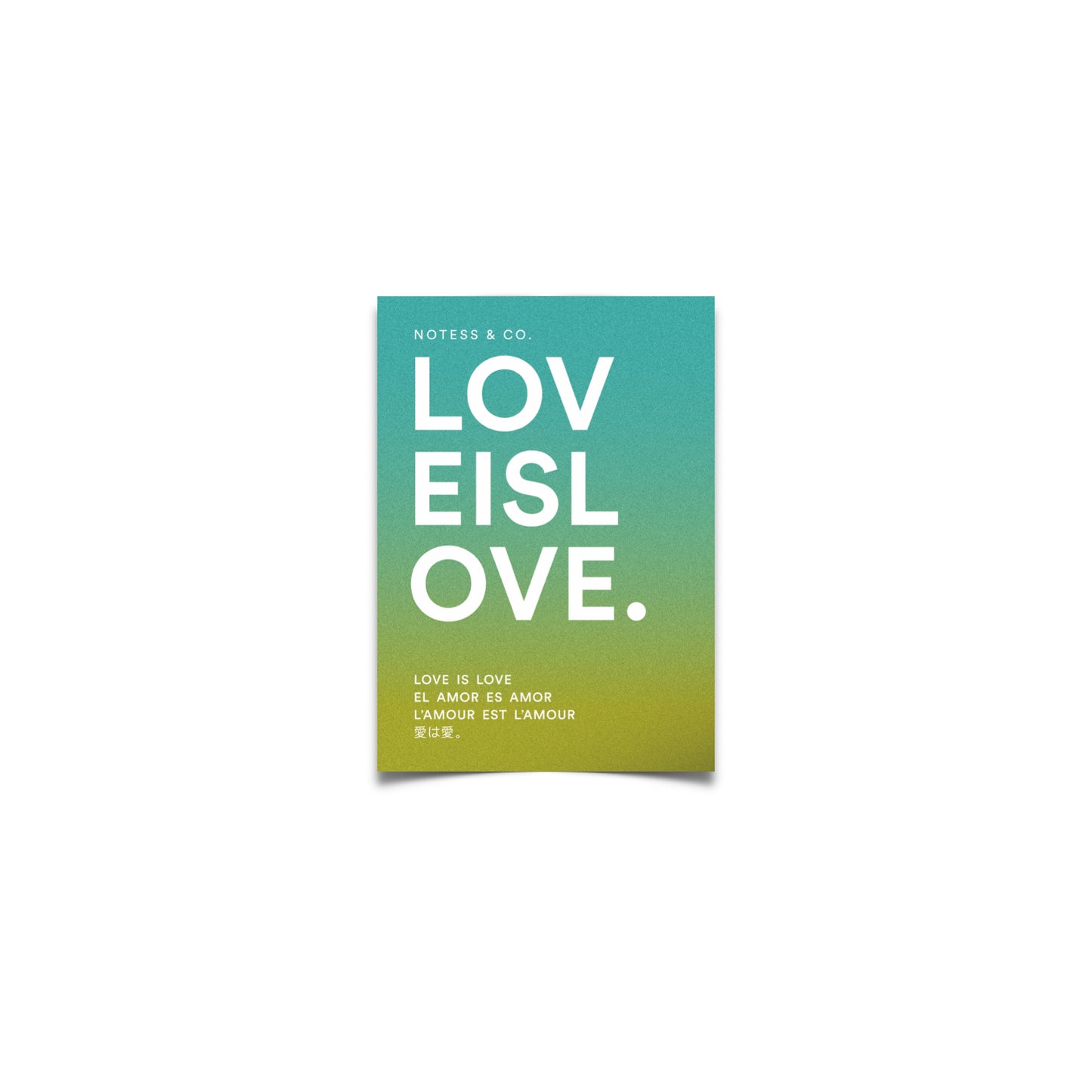 LOVE IS LOVE. Sticker