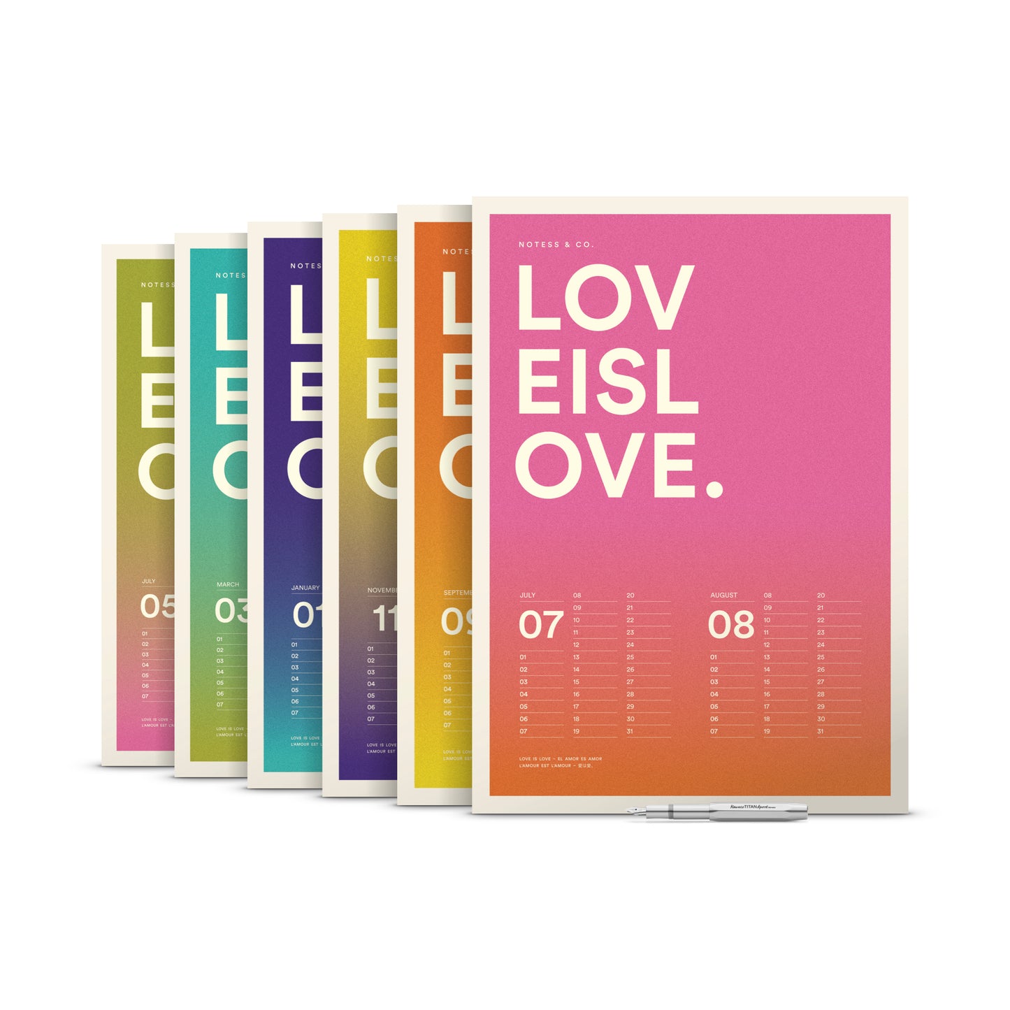 LOVE IS LOVE. Calendar