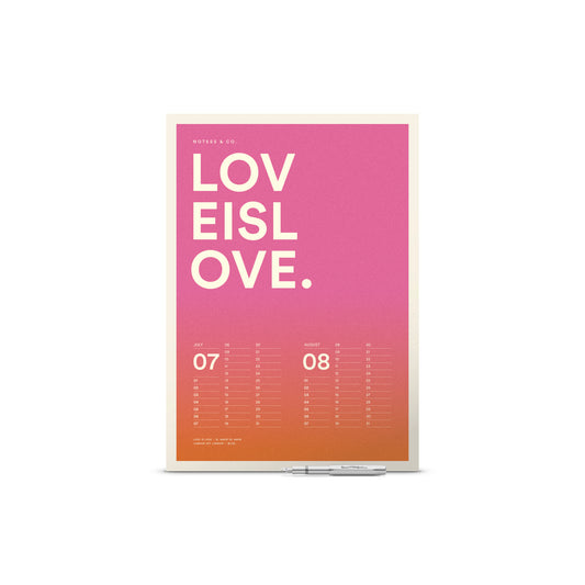 LOVE IS LOVE. Calendar