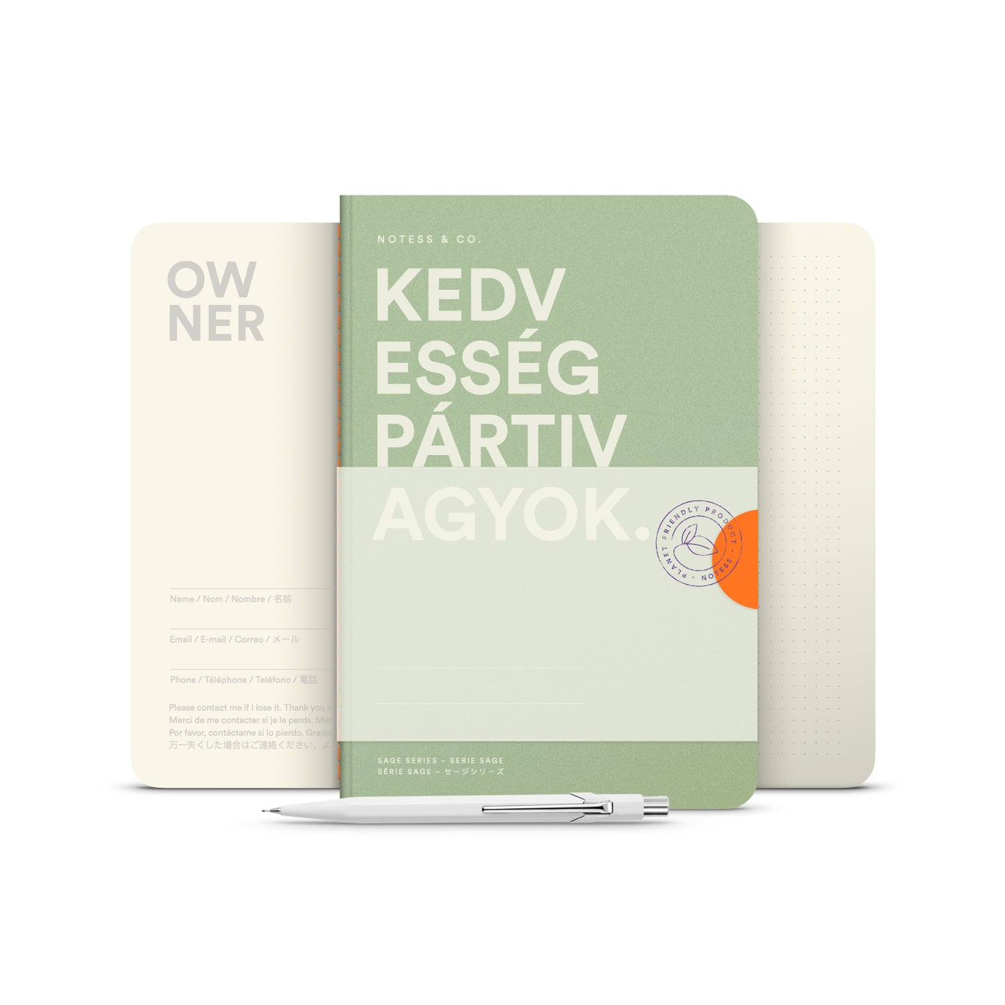 Kedvességpárti jegyzetfüzet